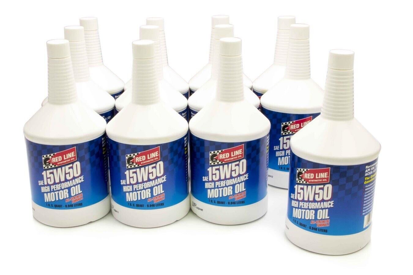 15W-50 MOTOR OIL 12 CASES - Redline